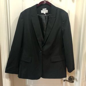 Women’s Blazer black with fineline stripes
